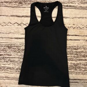 90 Degree Black razorback workout top, Black XS